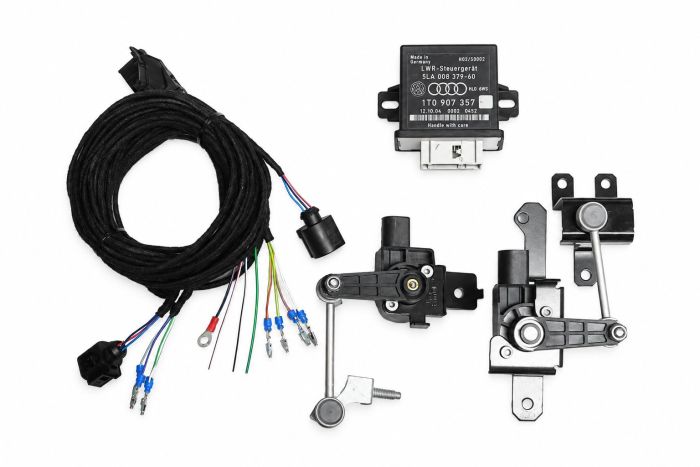 Complete set voor automatische koplampnivellering (xenon) voor Volkswagen Caddy vanaf 2011 (Frontantrieb, korte wielbasis)