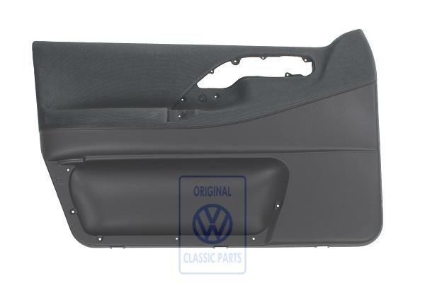 Volkswagen Passat B4 deurpaneel - linksvoor, zwart, stof, GL-uitvoering