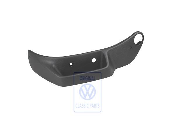 Volkswagen Passat B4 stoelframebekleding linksbuiten - zwart, verstelbaar