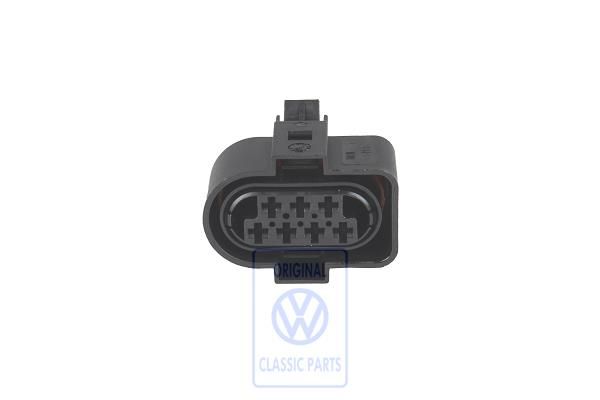 Volkswagen vlakcontacthuis 7-polig - zwart