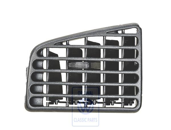 Volkswagen Passat B4 draaielement luchtrooster - links, satijnzwart