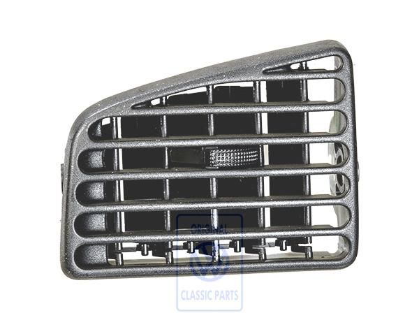 Volkswagen Passat B4 draaielement luchtrooster - links, satijnzwart