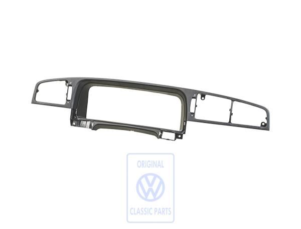 Volkswagen Passat B4 omlijsting instrumentenpaneel met draaipen 8 mm - satijnzwart