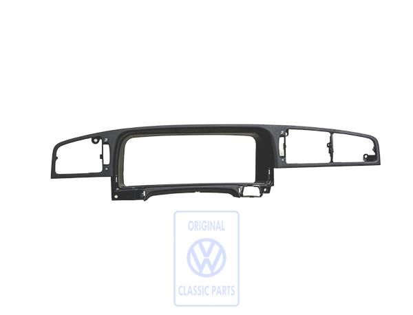 Volkswagen Passat B4 omlijsting instrumentenpaneel met draaipen 10 mm - satijnzwart