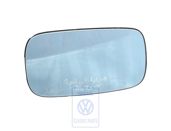 Volkswagen Passat B4 spiegelglas convex, elektrisch en verwarmd - rechts