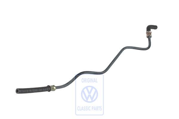 Volkswagen brandstoftoevoerleiding reservoir naar filter