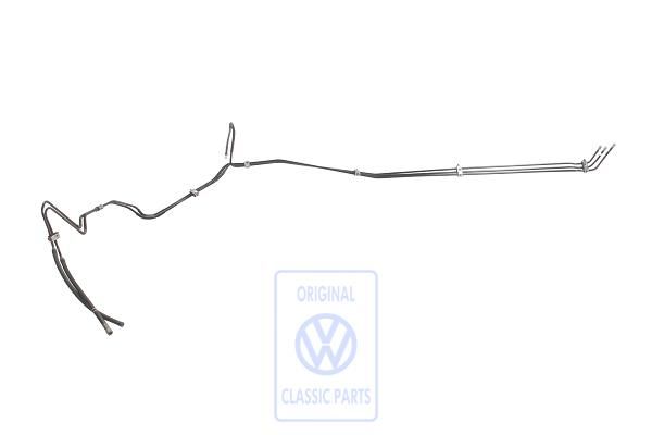 Volkswagen Passat B5 (3B) brandstofpijpset aanvoer en retour (6-cilinder)