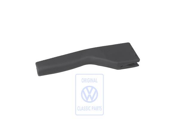 Volkswagen Passat B5 (3B) handremhendel met lederen bekleding - zwart