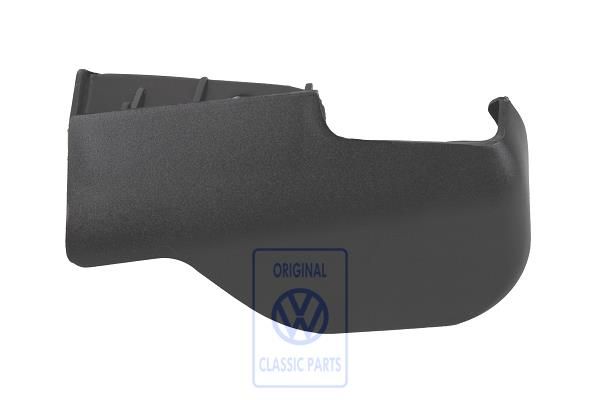 Volkswagen Passat B5 (3B) scharnierafdekking motorkap - links, satijnzwart