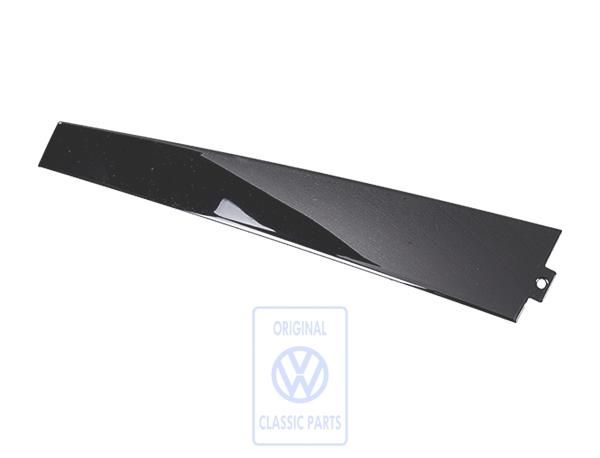 Volkswagen Passat B5 (3B) afdekking achterdeurraamframe - rechtsvoor, zwart