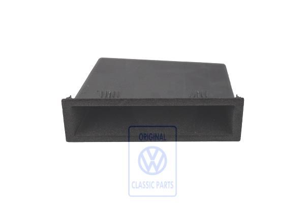 Volkswagen Passat B5 (3B) opbergvak met telefoonhouder - zwart
