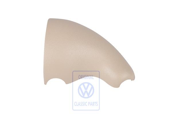 Volkswagen afdekkap binnenspiegel rechts - lichtbeige