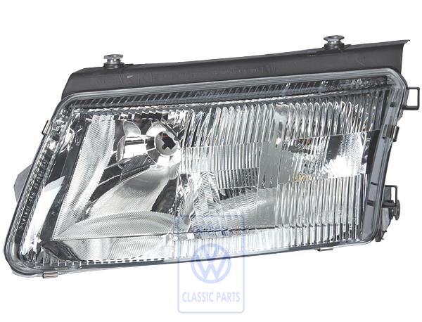 Volkswagen Passat B5 (3B) dubbele halogeenkoplamp - links, rechtsverkeer