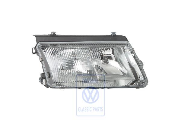 Volkswagen Passat B5 (3B) koplamp met mistlamp - rechts, rechtsverkeer