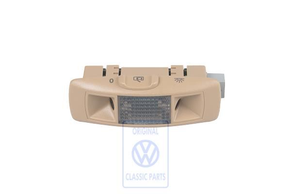 Volkswagen Passat B5 (3B) leeslamp met ultrasoonsensor rechtsachter - puurbeige