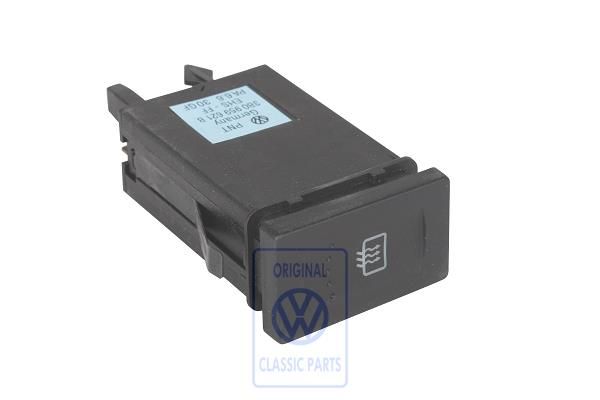 Volkswagen Passat B5 (3B) schakelaar achterruitverwarming - satijnzwart