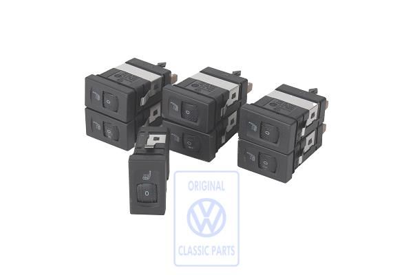 Volkswagen Passat B5 (3B) schakelaar stoelverwarming - rechts, rood verlicht