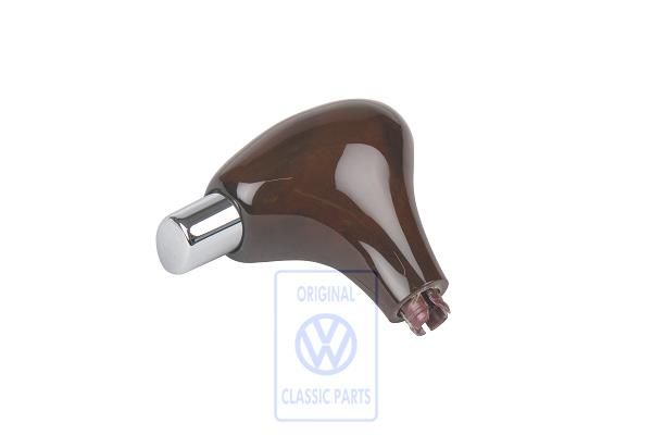 Volkswagen versnellingspookgreep - wortelnotenhout