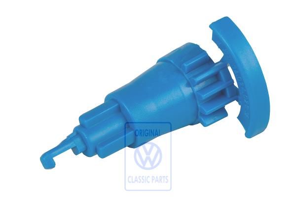 Volkswagen Passat B5 (3B) tussenhefboom handbediende airco - blauw, linksgestuurd