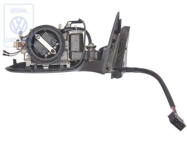 Volkswagen Passat B5 (3B) buitenspiegelhuis elektrisch inklapbaar - links, satijnzwart