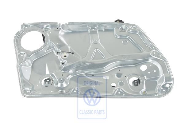 Volkswagen Passat B5 (3B) raammechanisme zonder motor - linksvoor, rechtsgestuurd
