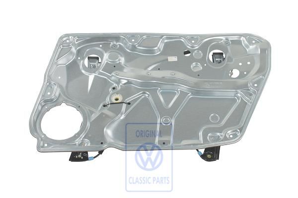 Volkswagen Passat B5 (3B) raammechanisme zonder motor - rechtsvoor, rechtsgestuurd