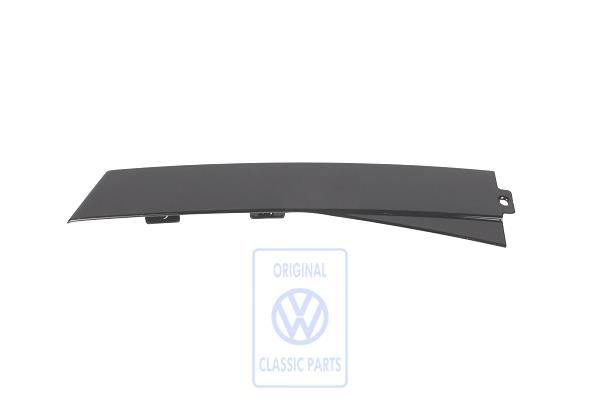 Volkswagen Passat B5 (3B) afdekking deurraamframe - linksachter, satijnzwart