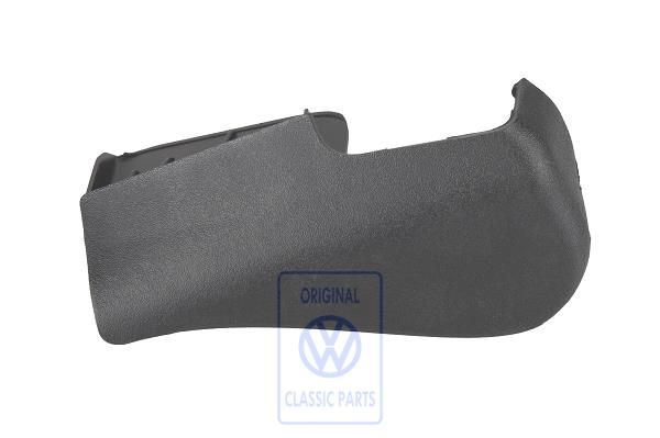 Volkswagen Passat B5 (3B) scharnierafdekking motorkap - links, satijnzwart