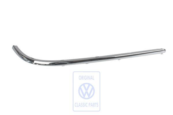 Volkswagen Passat B5 (3B) sierlijst achterbumper rechtsboven - chroom, stationwagen