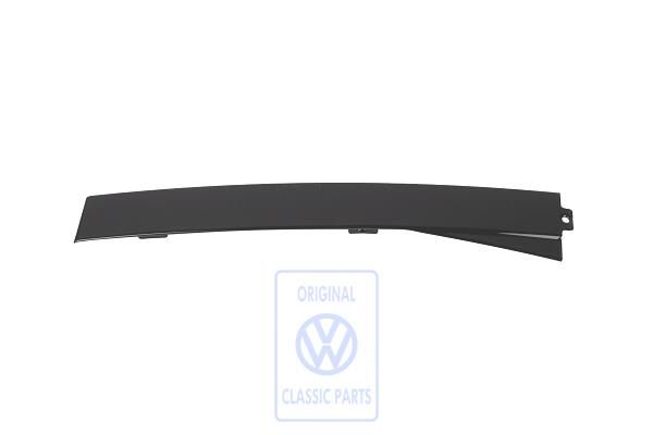 Volkswagen Passat B5 (3B) afdekking deurraamframe - linksachter, satijnzwart