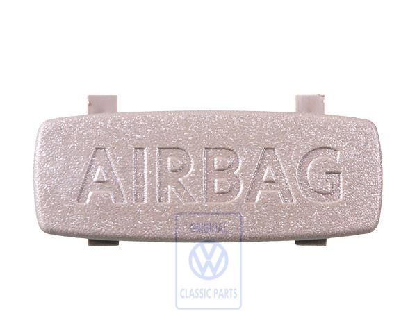 Volkswagen Passat B6 (3C) afdekking met airbagembleem - bruin