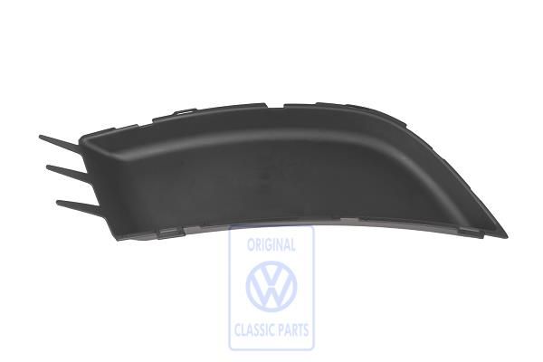 Volkswagen Passat B6 (3C) afsluitdeel - rechtsbuiten, satijnzwart