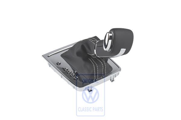 Volkswagen Passat B6 (3C) versnellingspookafdekking DSG linksgestuurd - zwart
