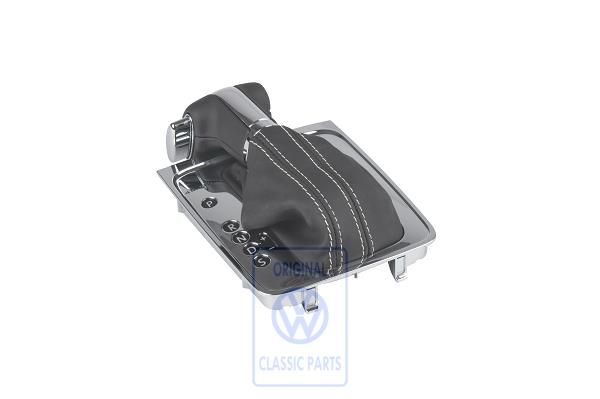 Volkswagen Passat B6 (3C) versnellingspookafdekking DSG linksgestuurd - zwart