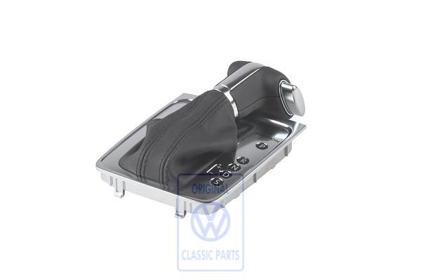 Volkswagen Passat B6 (3C) versnellingspookafdekking DSG rechtsgestuurd - zwart