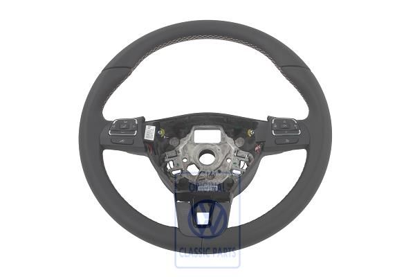 Volkswagen multifunctioneel stuurwiel met Tiptronic - zwart/beige