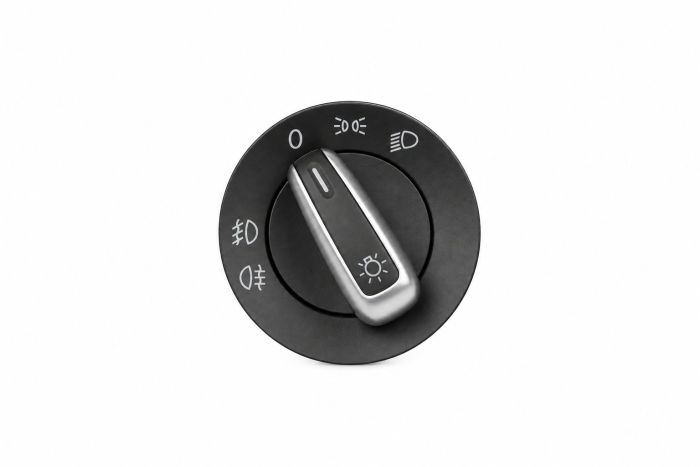 Schakelaar voor verlichting met chroom voor Volkswagen en SEAT met mistlampen en BCM