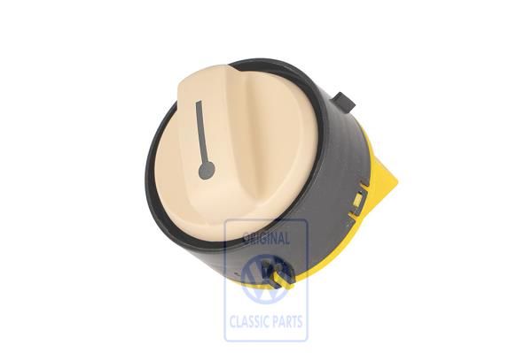 Volkswagen Phaeton (3D) potentiometer binnenverlichting - zonnebeige
