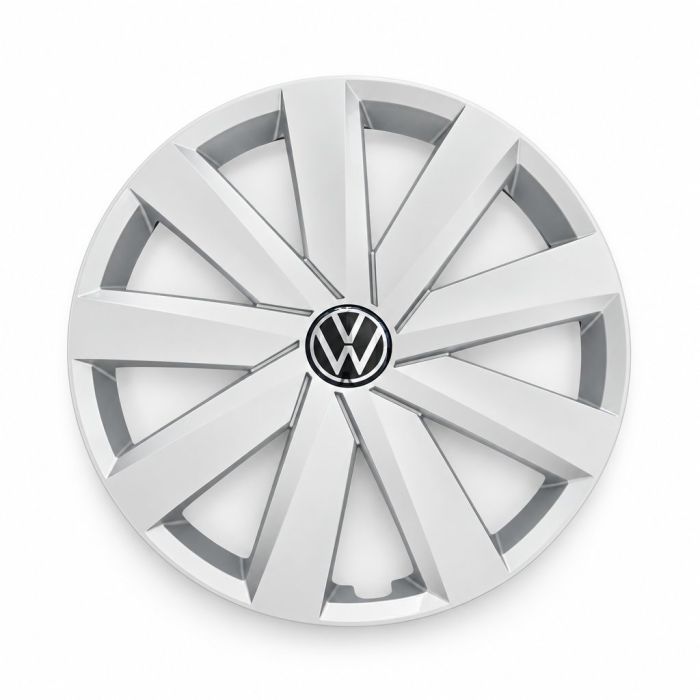 Volkswagen Passat (B8) wieldop - wieldop chroomglans/zwart/fijnzilver