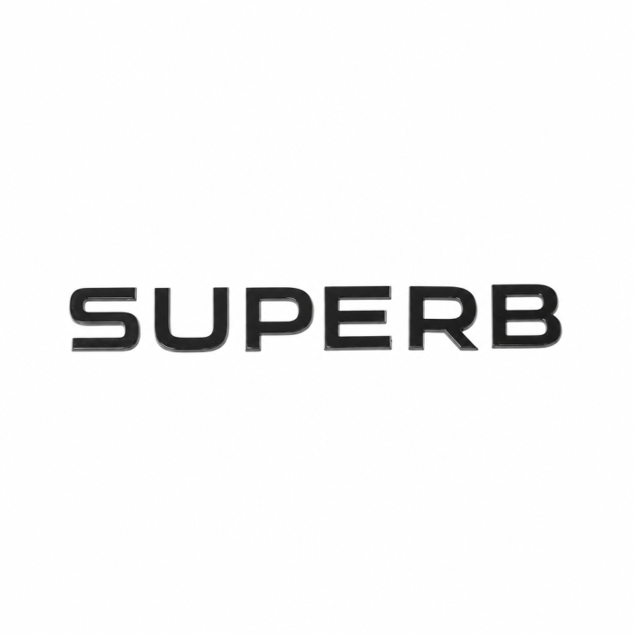 Škoda Superb 4 (3P) embleem - zwart