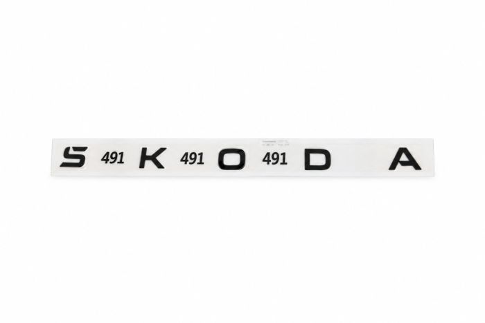 Škoda Superb 4 (3P) embleem - zwart