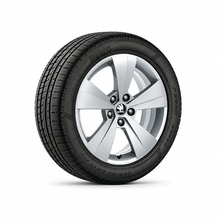 Škoda Superb 3 (3V) lichtmetalen velg - zilver (17 inch)