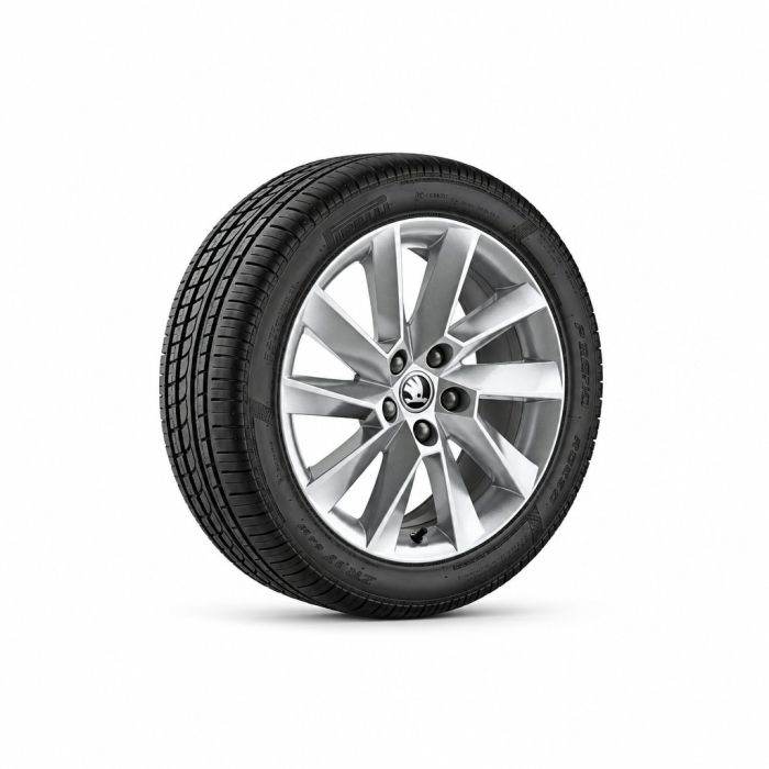 Škoda Superb 3 (3V) lichtmetalen velg - zilver (17 inch)