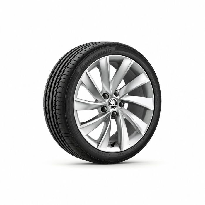 Škoda Superb 3 (3V) lichtmetalen velg - zilver (18 inch)