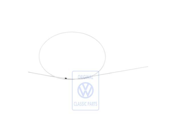 Volkswagen VW 1200 geleidebuis voor klepslotkabel