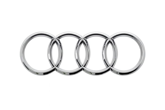 Audi A8 (D3/4E), Q5 (B8/8R), R8 (Type 42) logo - chroom