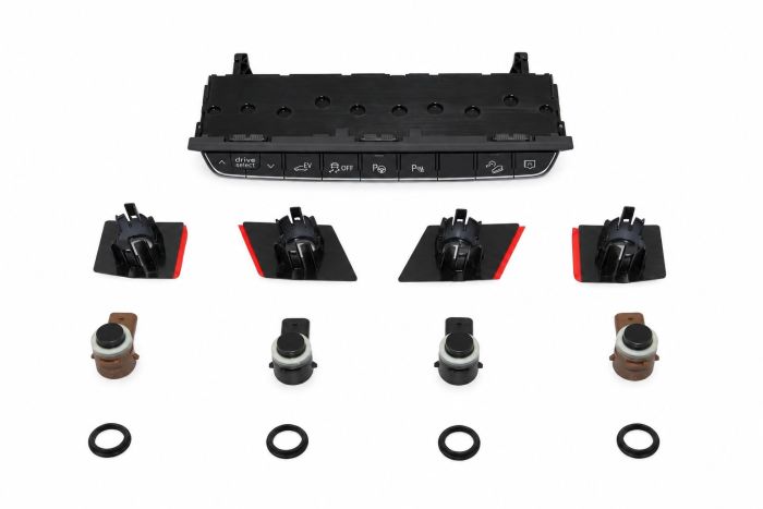 Complete retrofit-set Park Assist voor Audi Q5 FY (voor + achter) met parkeersensoren