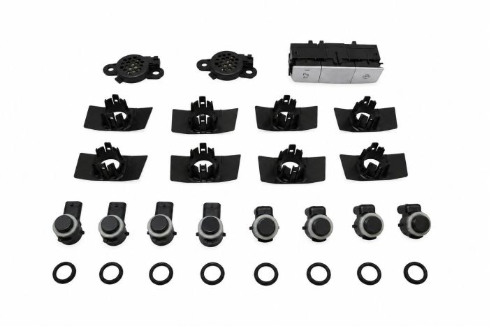 Complete kit APS+ plus parkeerhulp voor voor- en achterzijde voor Audi A6 4A