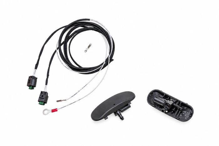 Complete set verwarmde sproeikoppen voor Volkswagen, Audi, SEAT en Škoda (Volkswagen Golf 8, ID3, ID4, ID5, ID-Buzz, Formentor, Leon KL)