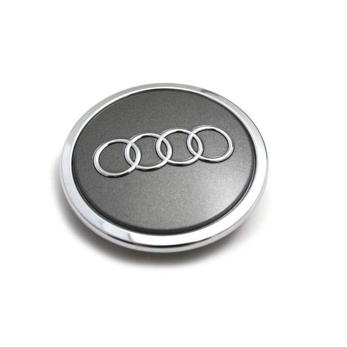 Originele Audi naafkap - grijs-metallic